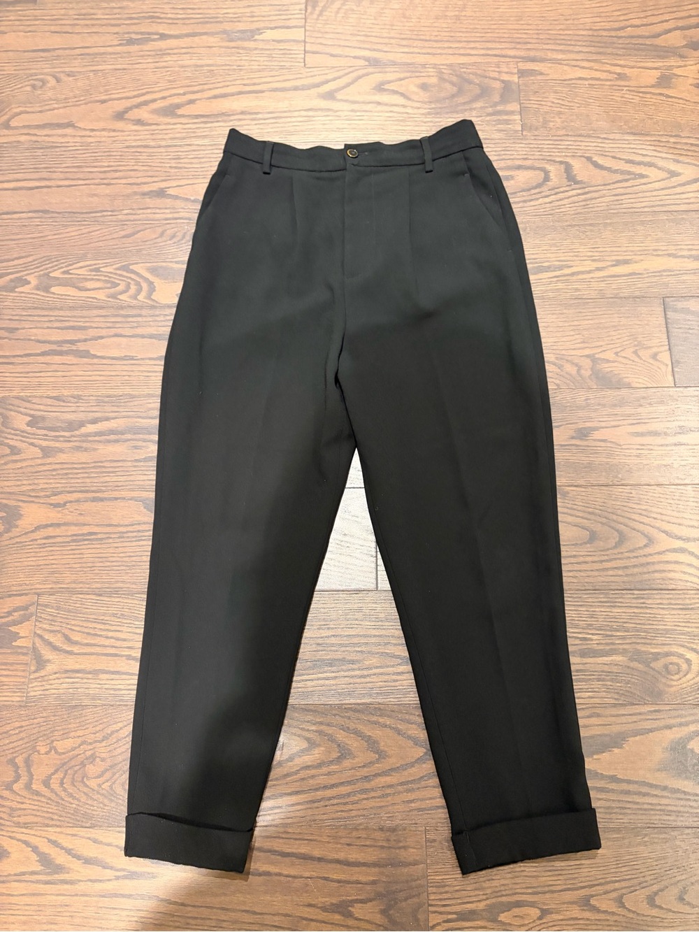 Zara Black Tapered Dress Pants
